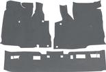 1967-72 Chevrolet, GMC Truck; Floor Pan Sound Deadener; High Hump