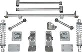 1962-67 Chevy II / Nova G-Bar Rear Suspension With Coilover Shocks