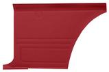 1967 GM F-Body Coupes; Color-Matched Vinyl Rear Side Panels For Standard Leather Interior; Red