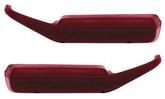 1974-81 Camaro, Firebird; Arm Rest and Door Pull Handle Assembly ; Firethorn Red ; Pair
