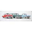 1955-57 Chevrolet Belair, Banner; White Vinyl w/ Eyelets