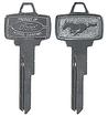 1965-66 Mustang; Ignition & Door; Pony Key Blank; With Ford & Pony Logo