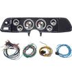 1970-78 Camaro 6 Gauge Carbon Fiber Dash Panel Kit with American Muscle Street Rod Series Gauges