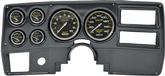 1984-87 GM Truck, Blazer, Jimmy, Suburban; 6 Gauge Dash Panel and Gauge Kit; Simulated Carbon Fiber Bezel with Carbon Fiber Series Gauges