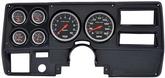 1973-83 GM Truck (Wiper Switch on Dash) 6 Gauge Carbon Dash Panel Kit with Sport Comp Series Gauges
