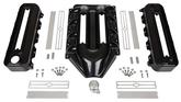 LS Engine Cover Kit with Oval Inserts; For LS1