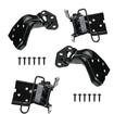 1971-73 Mustang, Cougar; Upper and Lower Door Hinge Kit; with Hardware