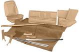 1967 Camaro Standard Interior Kit; Coupe; Front Bench; Gold; Upgraded Interior Set