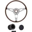 1971 Mopar E-Body Wood Grain Rim Blow Steering Wheel Kit
