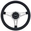 1970-75 Mopar - Black Leather Steering Wheel Kit with Teardrop Spokes - Plymouth Logo