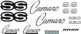1969 Camaro RS / SS Exterior Emblem Kit; with SS 350