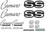 1969 Camaro SS-396 Exterior Emblem Kit; with RS Option