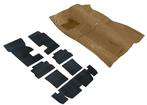 1976-77 F-Body With Console Buckskin Molded Cut Pile Carpet And Underlay Set