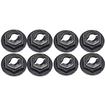 Speed Nut for 1/8" Stud - Self Threading - 8 Piece Set - with Rubber Pad
