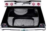 1962-64 Hardtop Gray/Black Crowsfoot Trunk Dress-Up Kit With 15" Fiberboard Spare Tire Cover