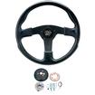 Signature Series GT Rally Steering Wheel Kit; Black Anodized Spokes