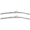 16" Anco Style Wiper Blade; 1/4" Bayonet Connector; Polished Stainless Steel; Pair