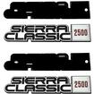 1981-86 GMC C/K, 1989-91 GMC R/V Truck, SUV; Fender Emblem Set; Sierra Classic 2500
