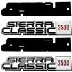 1981-86 GMC C/K, 1989-91 GMC R/V Truck, SUV; Fender Emblem Set; Sierra Classic 3500