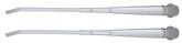 1962-69 GM Wiper Arm Set; 13" Long; Silver Painted; Pair