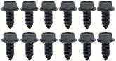 Bolt, 5/16-18 x 3/4" Pointed Tip With Hex Washer Head, Black Phosphate, 12 Piece Set