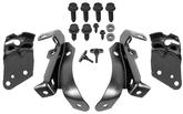 1970-72 Camaro (Except RS); Front Bumper Bracket Set; 4 Piece set; With Hardware & Cushions