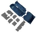 1982-84 F-Body; Carpet And Underlay Set; Passenger And Hatch Area; Cut Pile; Blue