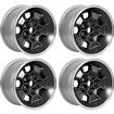 1971-76 Pontiac Trans Am; Honeycomb Wheel Set; 17" X 9" Cast Aluminum; Black
