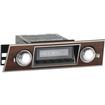 1967 Firebird Hermosa Radio - Black Radio & Buttons w/Chrome Knobs & Walnut Face Plate