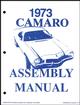 1973 Camaro; Factory Assembly Manual