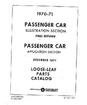 1970-71 Mopar Passenger Car parts List