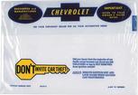 1967-68 Chevrolet; Owner's Manual Storage Bag