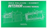 1964 Ford Falcon, Mercury Comet; Interior Assembly Manual