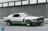 1970 Ford Mustang; Boss 302; Vintage Photo; 24" X 36"