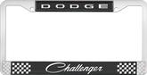Dodge Challenger License Plate Frame - Black
