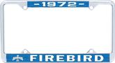 1972 Firebird License Frames