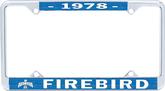 1978 Firebird License Frames