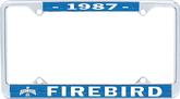 1987 Firebird License Frames
