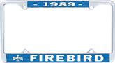 1989 Firebird License Frames