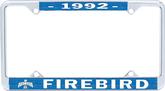 1992 Firebird License Frames