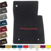 1965-68 Full Size Dark Blue Lloyd Floor Mat Set With Red Embroidered Early "Chevrolet" Script