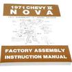 1971 Nova Assembly Manual