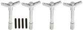 1962-96 Ford Racing Valve Cover Wing Bolts, Chrome, Set of 4