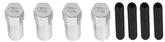1962-96 Ford Racing Valve Cover Hex Bolts, Chrome, Set of 4