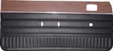 1973 Dart / Valiant / Duster Black Deluxe accented Front Door Panels