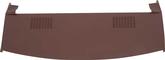 1970-76 Dart, Demon, Sport, Duster; Rear Seat Shelf Package Tray; Smooth Panelboard; Fixed Rear Seat; with Dual Speaker Cutouts; Dark Brown
