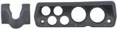 1970-76 Mopar A-Body 6 Hole ABS Gauge Panel with Black Finish