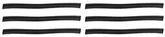 1963-66 Dodge/Plymouth A-Body; Roof Rail Weatherstrip Set; Convertible; 6-Piece Set