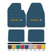 1974 Plymouth Duster Cean Blue Cut Pile Floor Mats With Embroidered "Duster" Logo