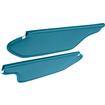 1970-71 Dart, Demon, Duster; Vinyl Sun Visors; 2 Door Hardtop; Coachman Grain; Metallic Blue # 332; Pair